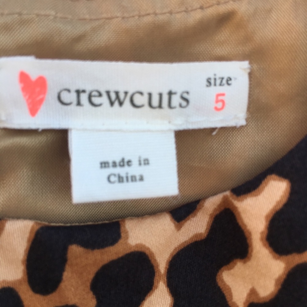 Crewcuts Shift Dress In Sandy Leopard - Picture 5 of 6